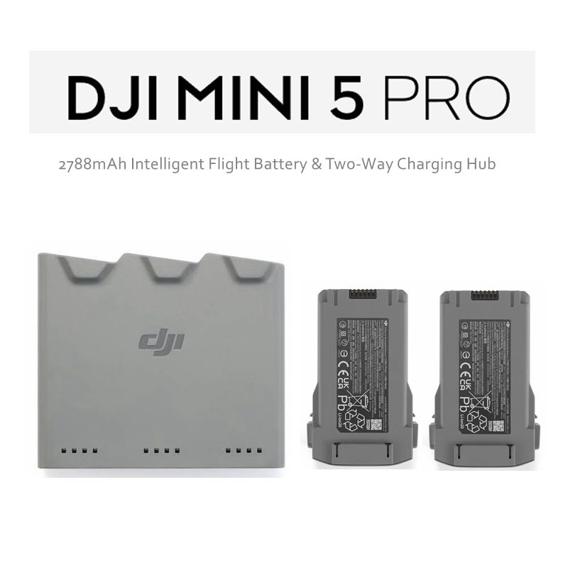 Drone Charging Hub - Original 2788mAh DJI Drohnen-Akku, Zwei-Wege-Ladestation für